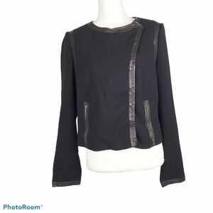 Diane Von Furstenburg asymmetric moto jacket